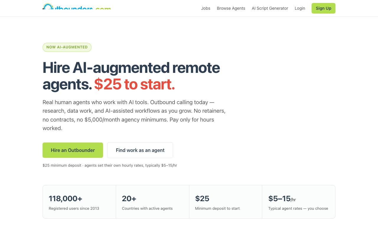 Outbounders website