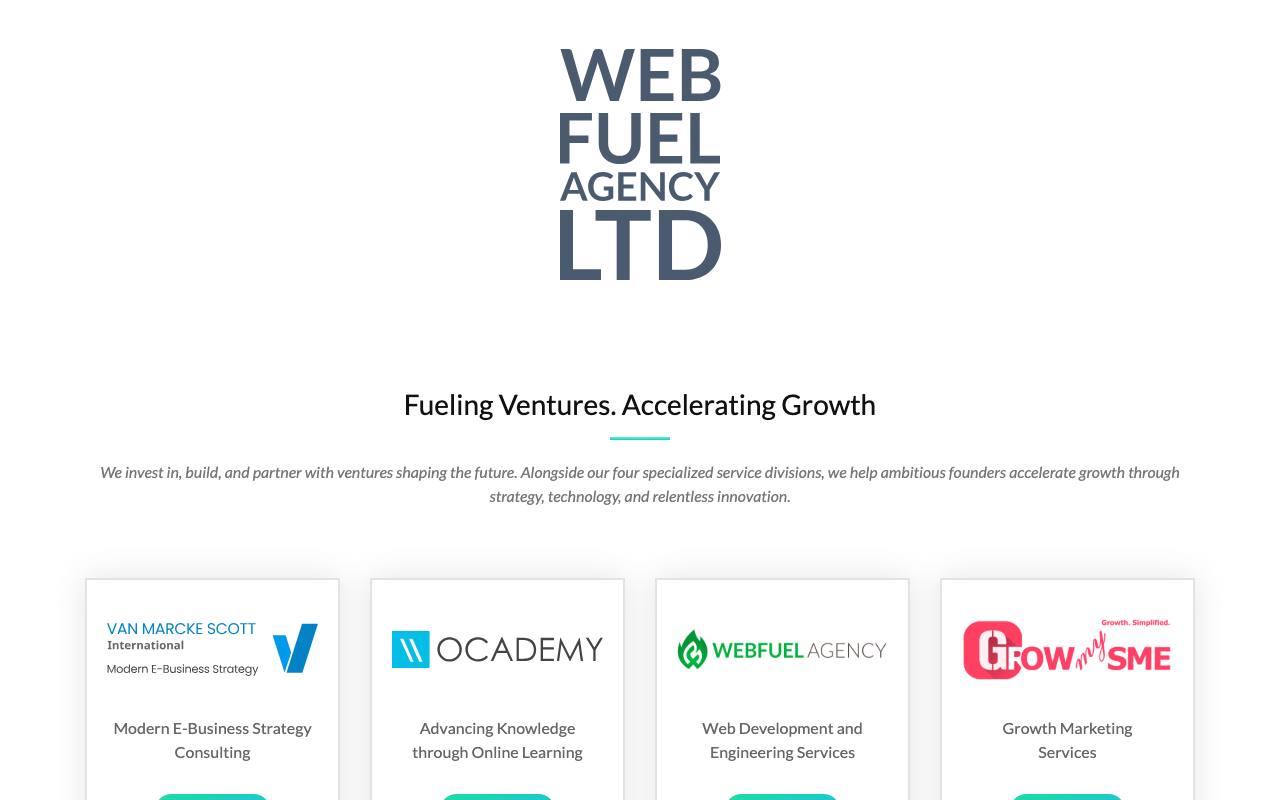 Web Fuel Agency website